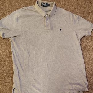 Polo by Ralph Lauren Light Gray Polo Shirt for Men